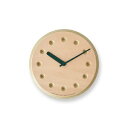 【ふるさと納税】Paper-Wood CLOCK dot / グリーン （DRL19-07 GN） レムノス Lemnos 時計　装飾品 民芸品 工芸品 伝統技術 インテリア　お届け：※申込状況によりお届け迄1～2ヶ月程度かかる場合があります。