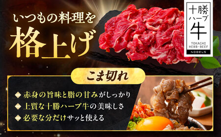 北海道 十勝 ハーブ牛 こま切れ 600g （300g×2） 《足寄町》【株式会社ノベルズ食品】[BEAQ074]