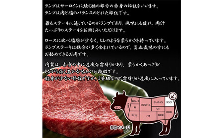 最高級A5ランク仙台牛ランプステーキ 6枚【 サーロイン ステーキ 仙台牛 】