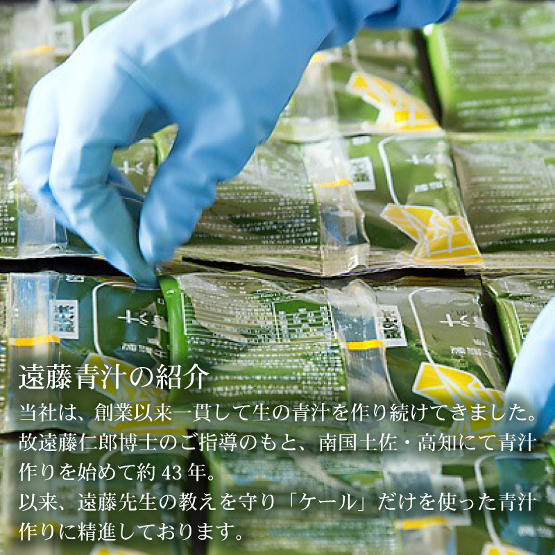  豆乳青汁 【生】 冷凍 3箱 8.4kg( 100g × 84袋 )