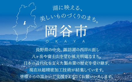 【返礼品なし】長野県 岡谷市 応援寄附金 50,000円