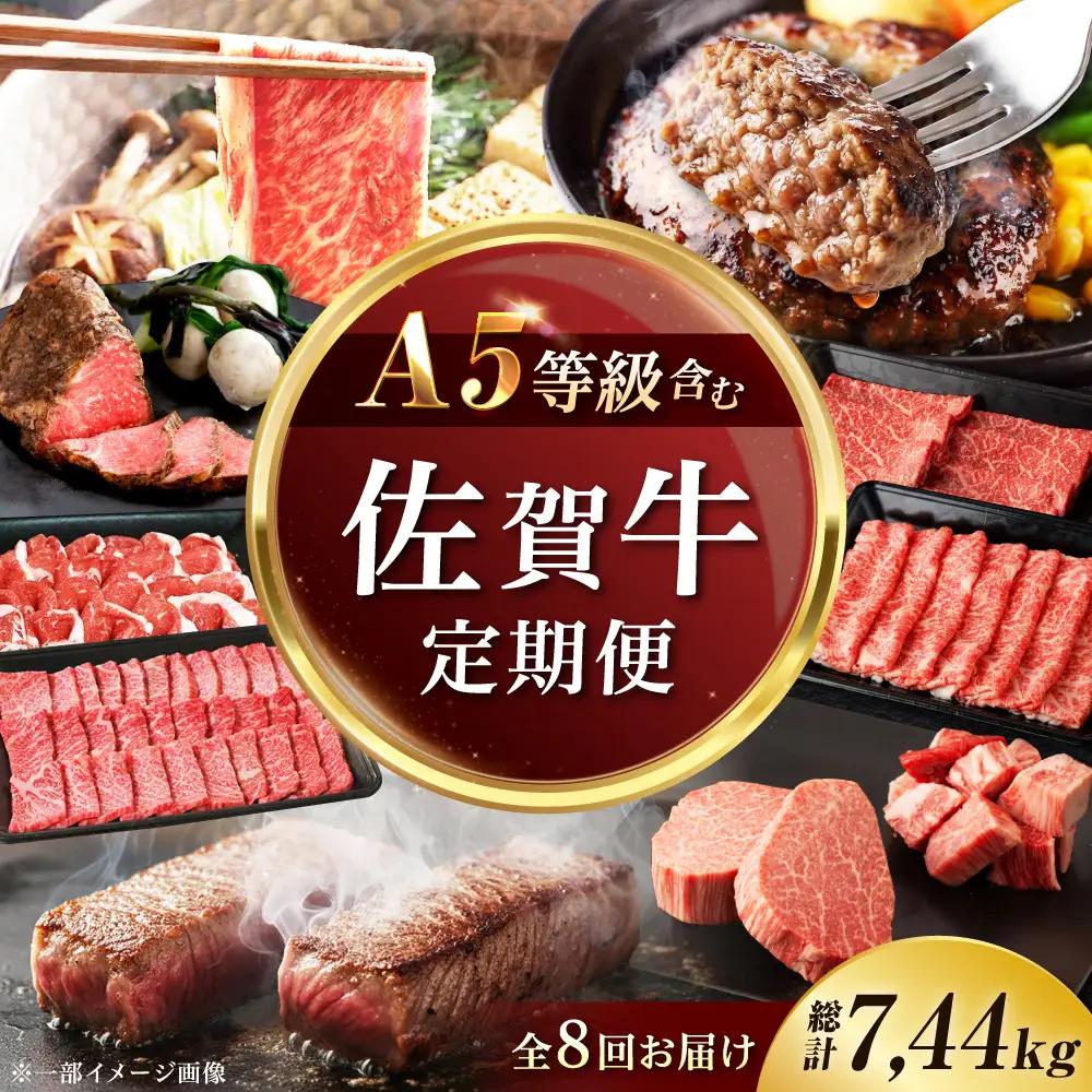 【8回定期便】 佐賀牛プレミアム定期便 肉定期便 [UBH127]