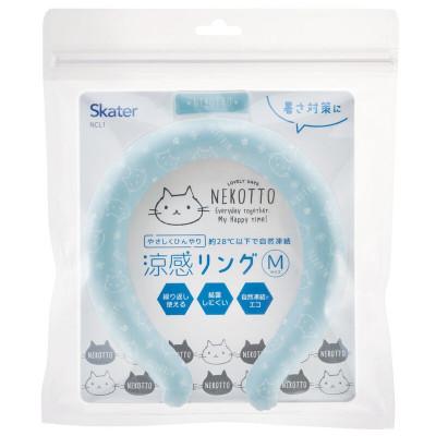 ふるさと納税 奈良市 涼感リング(ネッククーラ) M 【ねこっと(ネコ柄)】 冷感素材で暑さ対策に 648267 |  | 01