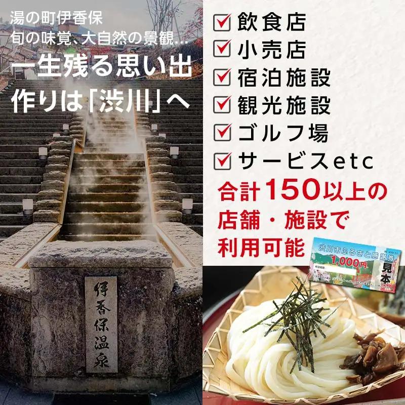 渋川市ふるさと感謝券 28,000円分（1000円×28枚） 伊香保温泉 うどん 宿泊 旅行 観光 ホテル 旅館 トラベル 飲食 お土産 F4H-0558