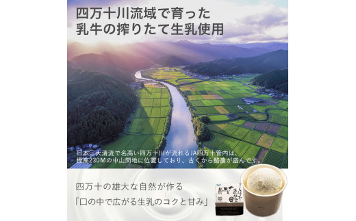 搾りたて生乳仕込みの濃厚ミルクアイス四万十満喫フレーバー5種10個セット　Qak-35