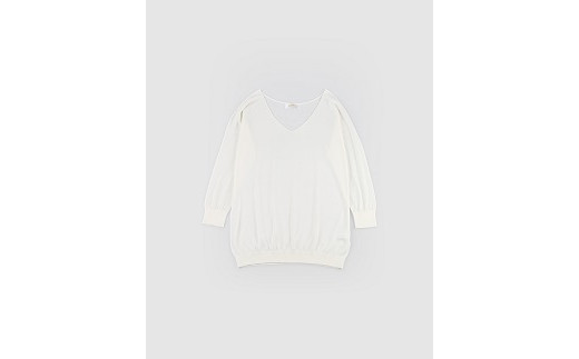 
            レディス　シルクインナー　Vネック　七分袖（Mサイズ）ナチュラル[5839-9684]
          