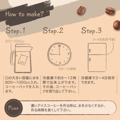 ふるさと納税 米沢市 【 夏季限定 ギフト 用 】 水出し アイスコーヒー 15個 ( 1パック 40g ) |  | 02