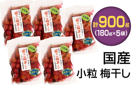 国産 小粒梅干し 計900g 180g×5袋 / 恵那市 / マルコ醸造 [AUCT008]
