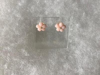 桜ドロップピアス（小）