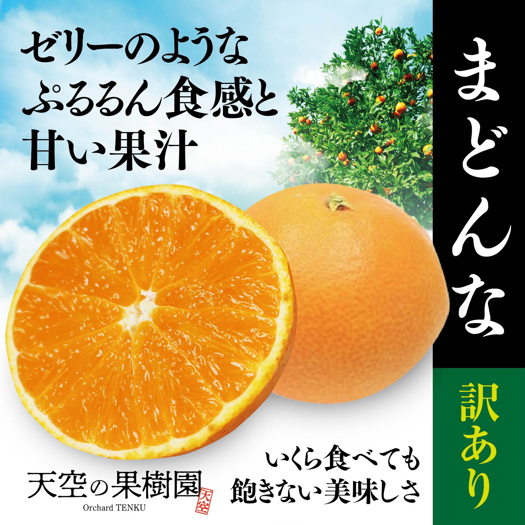 
                  【先行受付】【訳あり】天空の果樹園から届く そらまどんな(5kg)【D95-1】_みかん ミカン マドンナ 紅まどんな同品種 柑橘 柑橘類 フルーツ 果物 くだもの 人気 美味しい 愛媛県 八幡浜 ふるさと【1339406】 YWTAQ001
                
