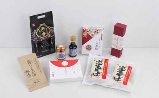 
                  出雲の味覚満喫セット｜出雲そば 生そば 半生麺 蕎麦 ソバ 味覚 満喫 セット グルメ 井ゲタ醤油 ふるさと納税 出雲市
                