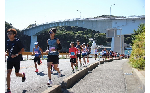 A-27　第４回上関海峡ゆうやけマラソン大会参加権（中学生以下）および上関漁師めしバイキング【上関海峡ゆうやけマラソン大会実行委員会】
