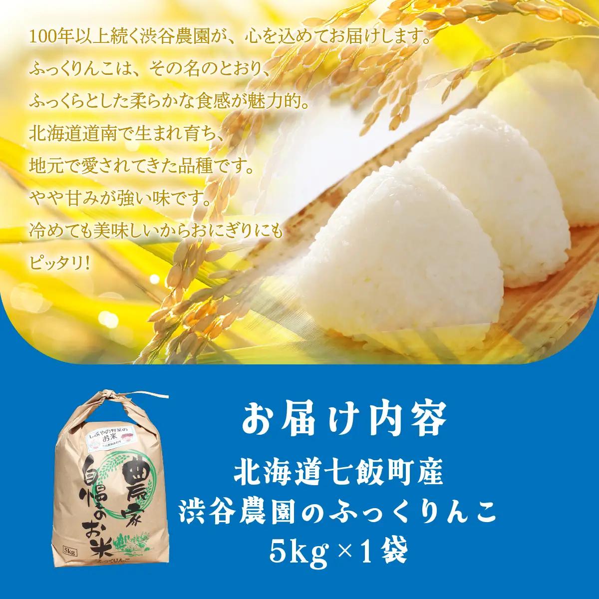 【先行予約 令和8年10月発送】令和8年産 渋谷農園のふっくりんこ 5kg (5kg×1袋) NABT001