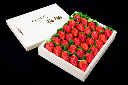 『先行予約』【1月中旬より順次発送】佐賀県唐津市「いちごさん」桐箱 800g いちご 苺 イチゴ 桐箱 ギフト
