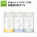 【ふるさと納税】ギフトにおすすめ!知覧茶3本セット