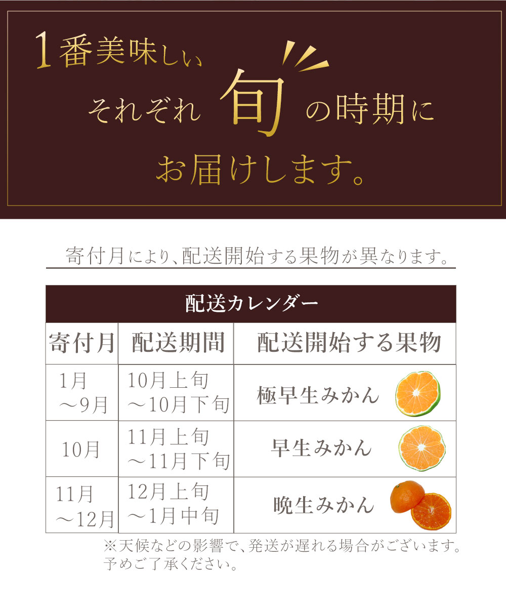 フルーツ定期便 3回 三豊市 極早生みかん2.5kg 早生みかん 2.5kg 晩生みかん2.5kg【配送不可地域：北海道・沖縄県・離島】_M160-0027