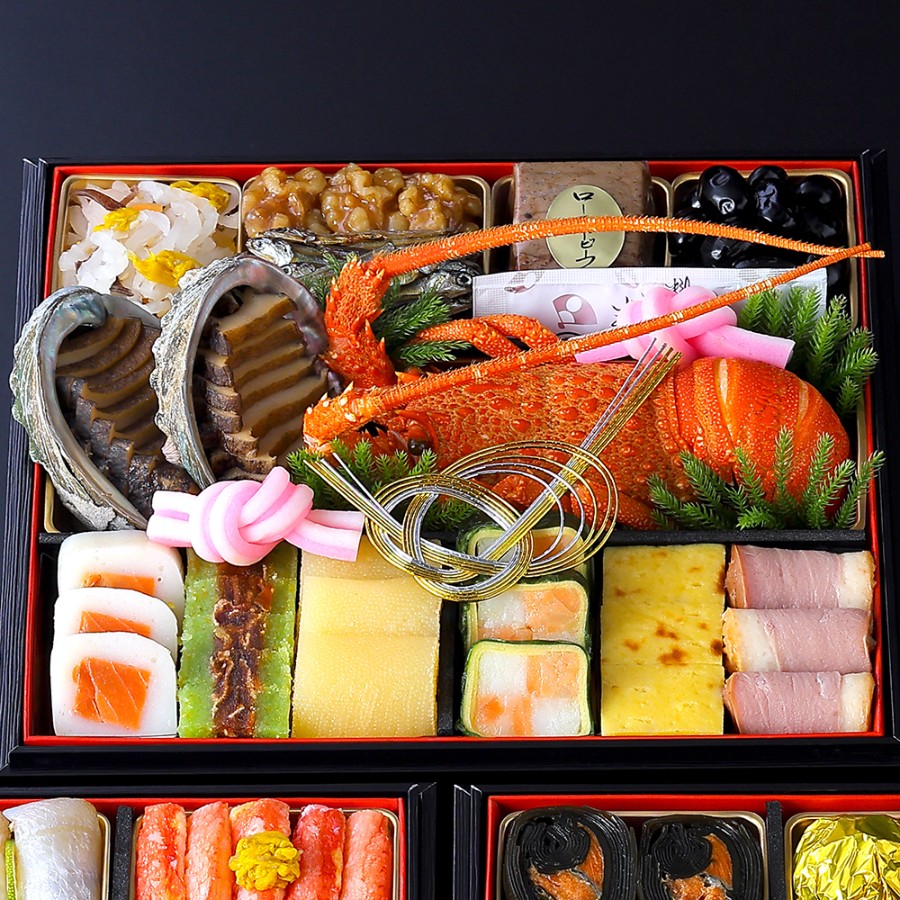 <下鴨茶寮>和おせち 三段「午」陶器製珍味入れ付(冷蔵/4~5人前)【12月31日お届け】