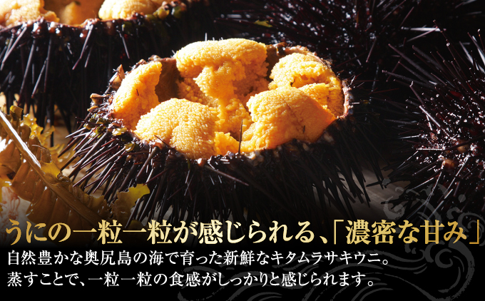 奥尻産 蒸しうに 2個セット | 北海道 奥尻町 送料無料