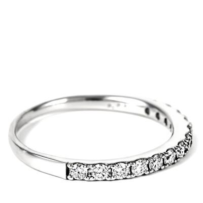 ふるさと納税 富士川町 0.3CT プラチナ　ハーフエタニティリング　約1.9mm幅　普段使い　R3707DI-P #15 |  | 02