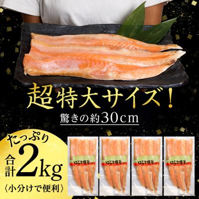 ふるさと納税 知内町 鮭 ハラス 燻製 500g×4パック 合計2kg <三洋食品> |  | 02