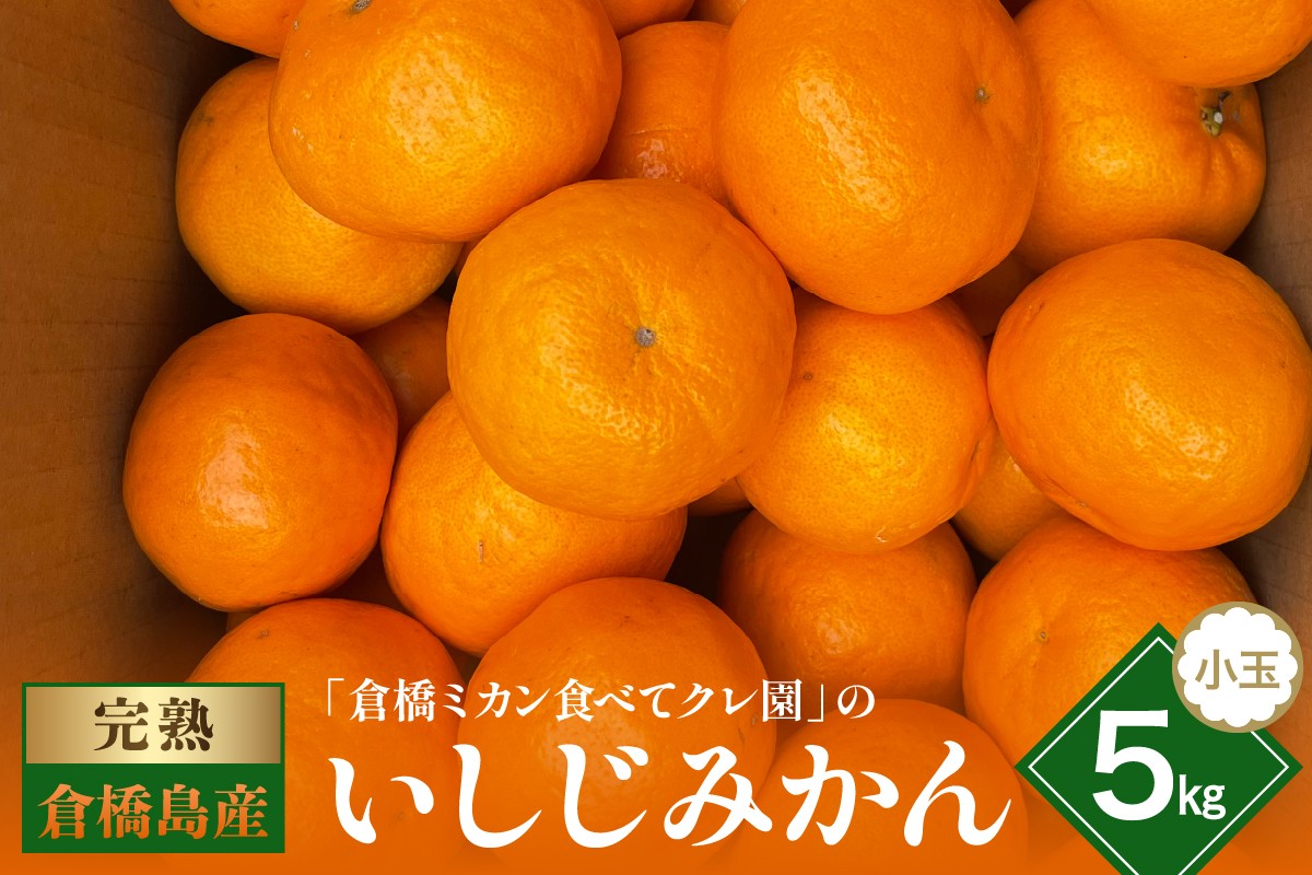 
                  【先行受付】【2026年12月初旬～発送】倉橋ミカン食べてクレ園 いしじみかん 小玉 約5kg ku154-002-26
                