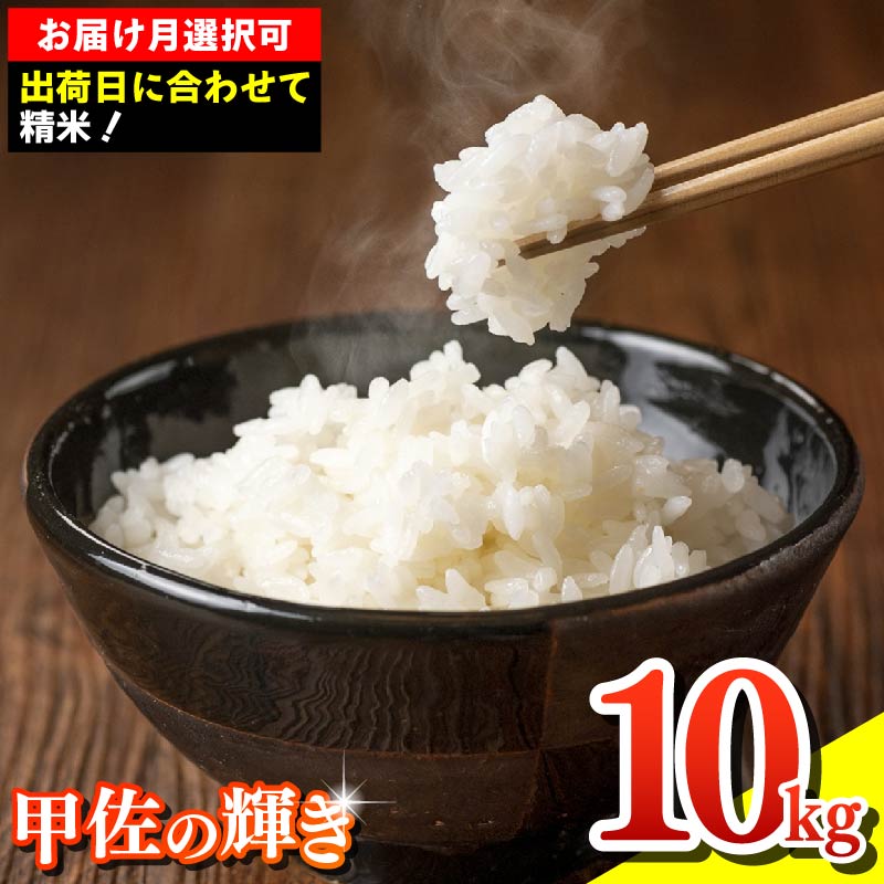 【先行受付】新米 令和7年産『甲佐の輝き』精米10kg（5kg×2袋）【2025年10月より配送月選択可！】- 国産 白米 精米 お米 ブレンド米 複数原料米 訳あり 厳選 マイスター 生活応援 ひのひかり 森のくまさん おすすめ 熊本県 甲佐町【価格改定ZI】