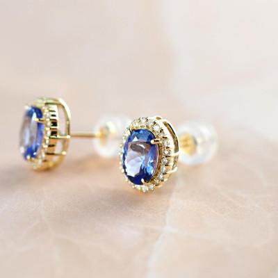 ふるさと納税 山梨県 【山梨県】【ジュエリー】K18 briller/ブリエ オーバル ピアス |  | 01