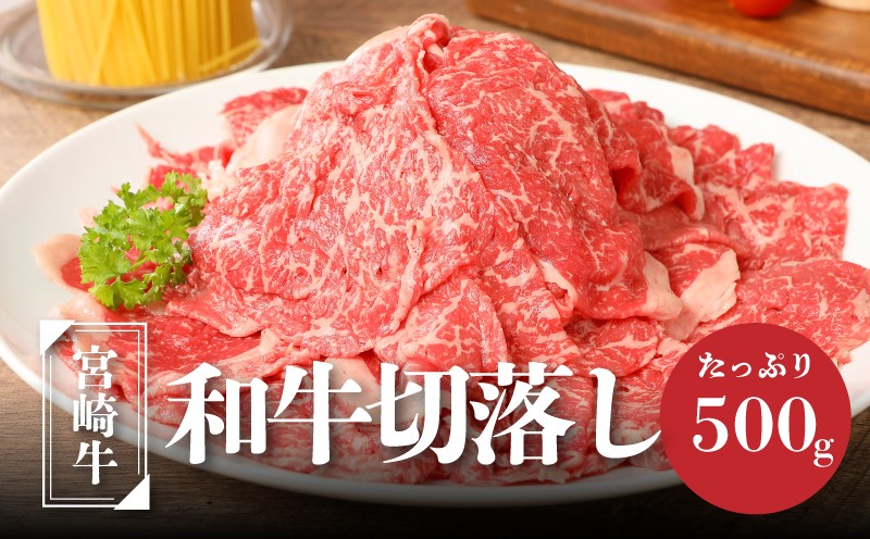 
            宮崎牛 和牛 切り落とし500g  K01_0009_1
          