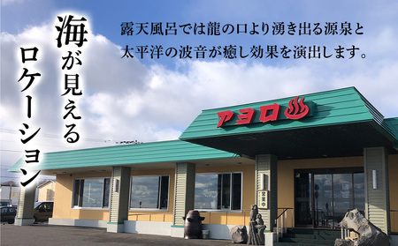 白老町 アヨロ温泉 入浴回数券 11回分 入浴チケット CF001