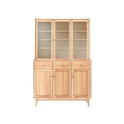 ふるさと納税 旭川市 旭川家具 MUKU工房オリジナル ジャム カップボード 120 北海道ナラ_04906
