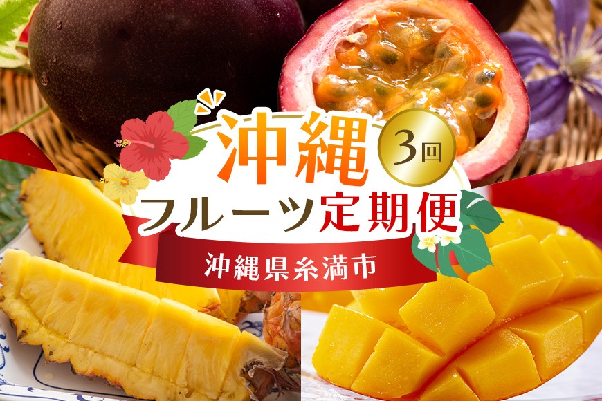 
                  【定期便全3回】沖縄 フルーツ 定期便 3回 パッションフルーツ 沖縄産パイナップル パイン マンゴー フルーツ定期便 果物 パイナップル 沖縄マンゴー 沖縄 夏 旬 フルーツ くだもの 定期便 3か月 3カ月 沖縄県 糸満市
                