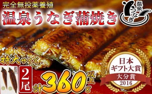 「源泉かけ流し軟水温泉」で育った自慢の鰻です