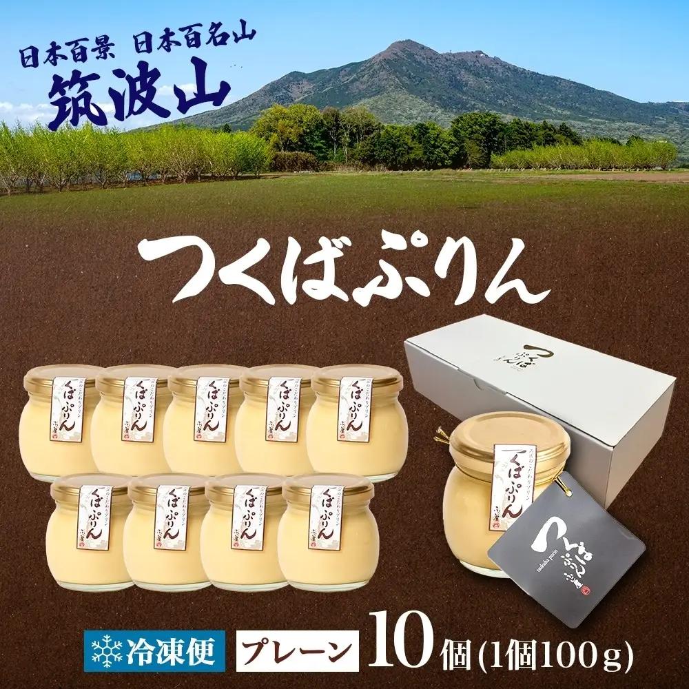 つくばぷりん プレーン 10個 冷凍 プリン ぷりん 牛乳 生乳 ミルク 卵 奥久慈卵 スイーツ 贅沢 洋菓子 おやつ 冷菓 ご褒美 デザート 専門店 人気 グルメ お取り寄せ ギフト プレゼント 贈
