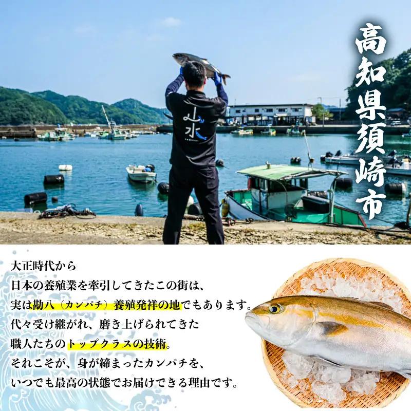 カンパチ 片身 皮なし (フィーレ）  高知県産 