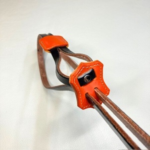 小～中型犬用スライドコントロールハーネス ベンズヌメ黒（ブッテーロ/ルガトショルダー） ブッテーロ：ブラウン
ルガトショルダー：琉球ブルー