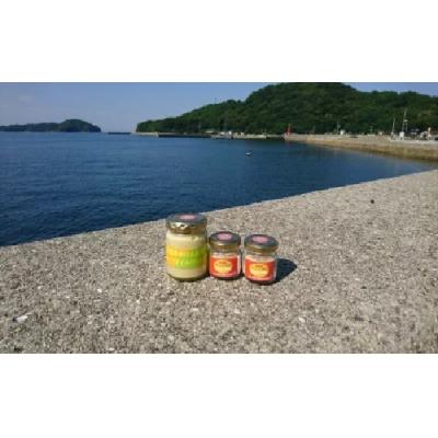 ふるさと納税 笠岡市 真鍋島赤にんにくオリーブオイルペーストとにんにく卵黄(粉末)のセット　A-189