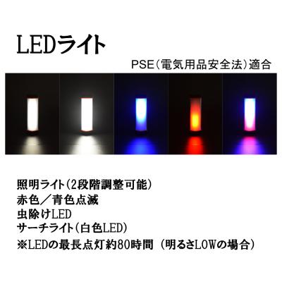 ふるさと納税 宍粟市 防水 LED チャージャー / グリーン (2500mAh)　AG42　 |  | 03