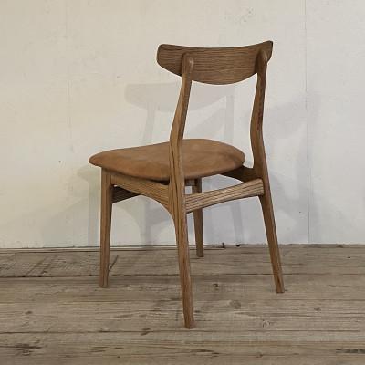 ふるさと納税 富田林市 Cordial Dining Chair ブラウンフレーム オイルレザー キャメル【SWOF】 |  | 02