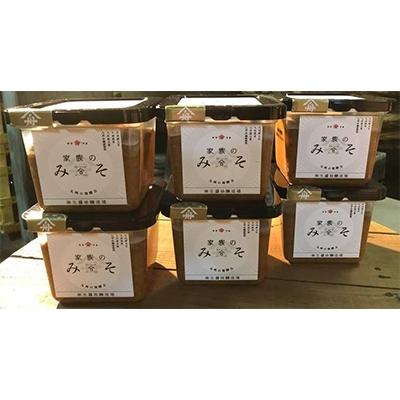 ふるさと納税 九重町 【九州の発酵力】家族のみそ (500g)×6個セット