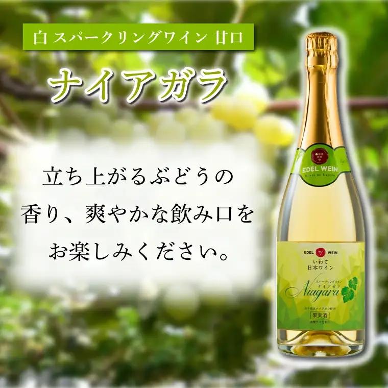 甘口スパークリング　ロゼ・白セット (AS011)