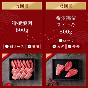 神戸牛定期便ファーストクラス和牛セレブ神戸牛【定期便6回】