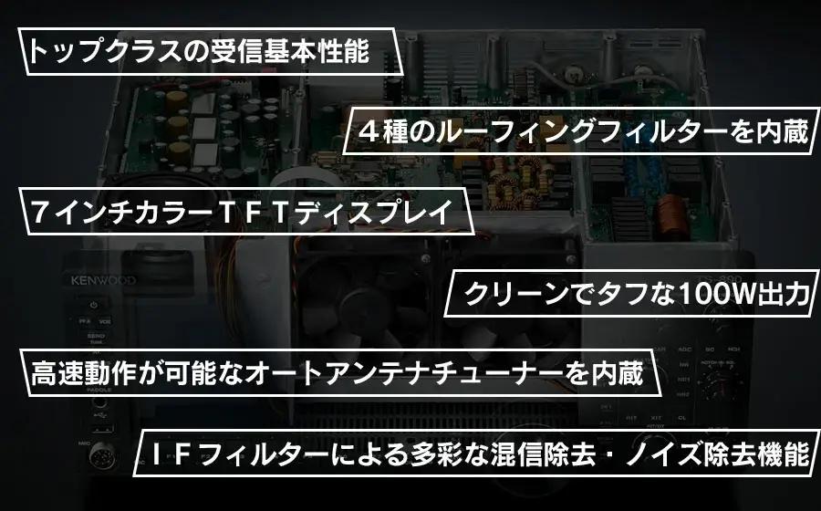 アマチュア無線機 HF/50MHz 100W  2アマ免許（TS-890S）　株式会社ＪＶＣケンウッド