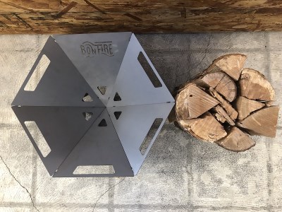 a43-003　オリジナル 焚き火台 スタート セット Hexa 薪