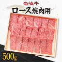 【ふるさと納税】【お中元対象】《A4～A5ランク》壱岐牛 ロース 500g （焼肉用） 《壱岐市》【壱岐市農業協同組合】[JBO027] 冷凍配送 黒毛和牛 A5ランク 肉 牛肉 ロース 焼肉 焼き肉 赤身 BBQ 焼肉用 30000 30000円 3万円