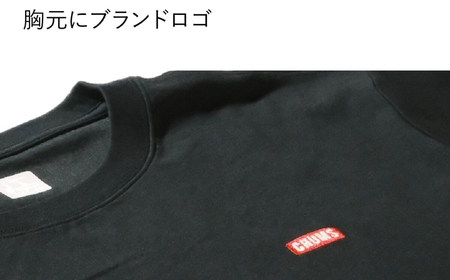 CHUMS Tシャツ バックプリント  ウィメンズ：M /ブラック