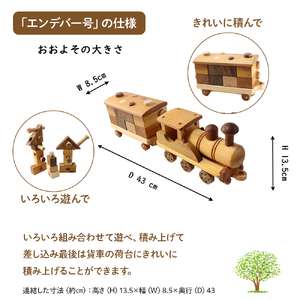 想像を重ねる楽しさ「エンデバー号」／Ole-A28 おもちゃ 木製おもちゃ かわいい プレゼント こども 玩具 国産 ひのき 桧 木製 木 日本製 インテリア リトルエメラルド