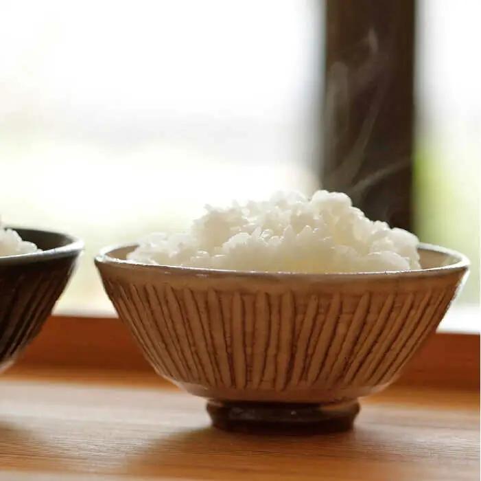 粉引 しのぎ 飯碗 《糸島》【高麗窯】 【いとしまごころ】[AOZ006]