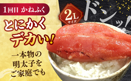 【全2回定期便】辛子明太子 食べ比べセット ADBV001 人気 めんたいこ 明太子 めんたいこ 明太 美味しい めんたいこ