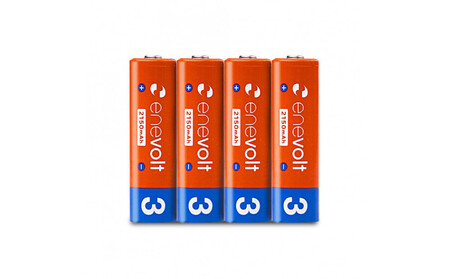 【enevolt】 充電池 2150mAh 単3 エネボルト 8本セット 【1年間保証】