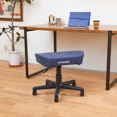 ふるさと納税 井原市 AKRacing ゲーミングチェア オットマン フットレスト Footrest Denim